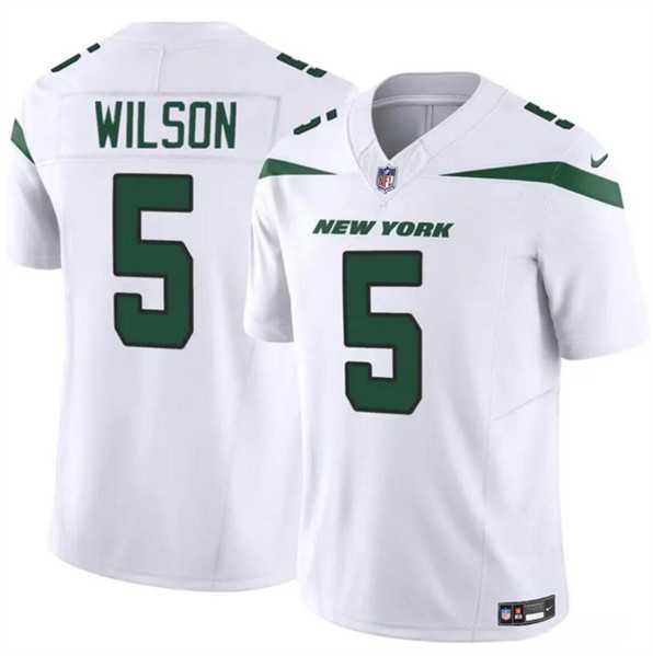 Men & Women & Youth New York Jets #5 Garrett Wilson White 2023 F.U.S.E. Vapor Untouchable Limited Football Stitched Jersey,We sell and wholesale Men & Women & Youth New York Jets #5 Garrett Wilson White 2023 F.U.S.E. Vapor Untouchable Limited Football Stitched Jersey on line form chian!